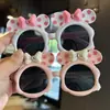 Gafas de Sol para Niños Orejas Grandes Gafas de Sol para Niñas de Festival Dibujo Animado Lindo Mickey Mouse Gafas con Lazo para Niños Forma Cóncava