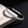 Pulsera de Acero de Titanio Más Vendida Transfronteriza Amazon Aliexpress Moda Europea y Americana Acero Inoxidable Chapado en Oro de 18 Quilates Joyería que No se Desvanece