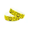 Pulseira Descartável Rosto Sorridente Fornecimento Transfronteiriço Parque de Diversões Concerto Identidade Ingresso Síntese Papel Dupont Alça de Pulso
