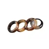 Anillo de cuerno estilo Tíbet, anillo de cuerno de yak, anillo pequeño, accesorio para manualidades DIY, anillo de cuentas budistas tejido, accesorio para manualidades