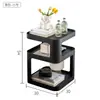 Mesa Lateral de Sofá para Sala de Estar Nórdica, Mesa de Centro Pequena Simples Moderna Celebridade da Internet 520 Arte em Ferro Luxo Leve, Mesa de Cabeceira Simples Francesa