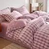 Funda de edredón de terciopelo de leche de doble cara, pieza única, juego de ropa de cama, 150*200, adecuada para camas individuales, dormitorios de estudiantes, se puede usar sin edredón