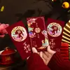 2026 Nuevo Estilo Ceremonia del Té Sobres Rojos Creativos Boda Bolsas de Sobres Rojos de Terciopelo Sobres Rojos de Boda para Cambio de Dirección Regalos de Dinero Bolsas de Boda de Mil Yuanes