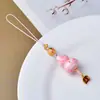 Novo Pingente de Cabacinha com Franja em Laca Degradê Estilo Chinês, Cordão Trançado à Mão para Celular, Acessório de Bolsa em Brocado Song Tradicional