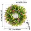 22 Novas Guirlandas de Primavera Transfronteiriças para Pendurar na Porta Gipsofila Artificial Decoração de Feriado Cenário de Jardim Enfeites Pendurados