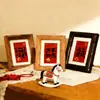 2026 Año del Caballo Marco de Fotos de Año Nuevo Adorno Rojo Soporte de Exhibición Caligrafía Nuevo Estilo Chino Marco de Fotos de Inauguración de Casa Fortuna Adorno Pequeño