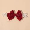 2024 Novo estilo de cabelo Band coreano estilo bonito moda multi-cor all-match elegante bebê menina crianças laço headwear anel de cabelo