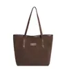 Bolsa Satchel Popular de Grande Capacidade para Outono e Inverno, Bolsa de Trabalho para Mulheres 2025 Nova Luxo Acessível Veludo de Pele de Veado Bolsa Tote de Ombro Único