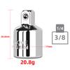 Adaptador de Llave de Vasos 1/2 Grande Volador Recíproco 3/8 Mediano Volador 1/4 Pequeño Volador Llave Eléctrica Adaptador de Trinquete de Diámetro Variable