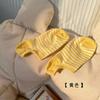 Meias listradas coloridas para crianças estilo japonês ins All-match Internet Celebrity Boat Socks Verão Fino Algodão Puro Meias Invisíveis