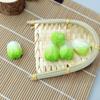 Simulado Vegetal e Frutas Mini Rabanete Repolho Pequeno Modelo de Vegetais Verdes DIY Engraçado Hairpin Bag Chaveiro