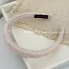 Diadema de Lentejuelas Diagonal Estilo Coreano Inspirada en Chanel, Diadema Alta Dulce y de Moda, Accesorio para el Cabello de Estilo Influencer de Moda para Salir