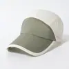 Boné de Beisebol Dopamine Color-Blocking de Secagem Rápida para Homens e Mulheres, Chapéu Versátil Casual de Proteção Solar para Uso ao Ar Livre