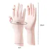 Guantes de Protección Solar de Verano para Mujer, Guantes de Seda Helada con Protección UV para Ciclismo y Conducción al Aire Libre, Guantes Populares de Moda con Pantalla Táctil