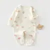 Macacão de Bebê 100% Algodão Sem Costura Primavera e Outono Roupas de Passeio de Manga Longa para Bebê Roupas para Recém-Nascidos Categoria a para Bebês Anyang