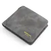 Nueva Cartera Frosted para Hombre de Menbense, Corta, Gran Capacidad, Multifuncional, Casual, Suministro Directo de Fábrica