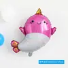 Nuevos Globos de Animales de Dibujos Animados con Temática Oceánica Ins Decoración de Cumpleaños de Bebé Decoración de Escena Delfines, Ballenas, Focas