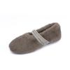 Sapatos Mao Mao de sola grossa novos de inverno, vestuário feminino, calçados de algodão quentes da moda, estilo coreano, sapatos femininos brilhantes e combinados