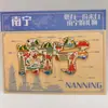 Imanes de Nevera Metálicos de Nanning, Souvenirs Turísticos Populares de Guangxi, Imanes de Nevera Culturales y Creativos de Check-In de Ciudad de Viaje