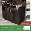 Mesa de té móvil, mesa de té pequeña, gabinete de té para el hogar con ruedas, carrito de té, mesa de té Kung Fu, tetera, juego de bandeja para juego de té integrado