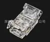 Conector sem Solda para Fita de LED Cob 8mm Conector de Fita de Luz Mini Fivela de Cristal Transparente Sem Sombreamento