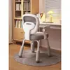 Silla de aprendizaje para niños elevable y ajustable, silla de escritura para el hogar para corregir la postura al sentarse, taburete con respaldo, silla de escritorio para estudiantes de primaria