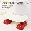 Taburete Grueso para Inodoro Doméstico Taburete para Inodoro de Baño Cuclillas Adulto Almohadilla Taburete Sanitario para Pies Taburete de Pie Caballo Taburete de Plástico para Cuclillas