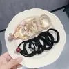 Cuerda para el pelo de coleta alta marrón 2025 Nueva Banda de goma de alta gama Alta elasticidad y duradera Cuerda para el pelo Goma para el pelo