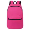 Mochila Esportiva para Exterior Mochila Casual Nova Mochila de Viagem Bolsa Grande Monocromática Mochila Escolar Coreana da Moda