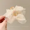 Pinza para el Cabello Exquisita de Gama Alta Estilo Coreano para Mujer Pinza de Garra Pequeña de Princesa Pinza Versátil para Flequillo Lateral Pinza Lateral Elegante