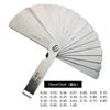 Calibrador de folga de 75-300 mm calibre de espessura combinado calibrador de folga calibrador de folga 0,01-1 mm polegada métrica clipe folha de latão