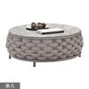 Sofá Nórdico para Exterior Patio Villa al Aire Libre de Alta Gama Ratán Combinación Mesa de Centro Ocio Jardín Exterior Silla de Ratán Muebles