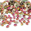 Joias de Strass para Unhas de Caveira de Halloween Transfronteiriças Diamante de Fundo Plano Diamante de Vidro Diamante de Cor Mágica Adesivos para Unhas de Diamante Moldados Venda por Atacado