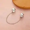 Anillo de cadena larga retro transfronterizo europeo y americano, moda punk, colgante de cruz, anillo para el dedo, pulsera geométrica