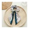 Novo Scrunchie de Fita Rosa Selvagem Van Gogh Céu Estrelado Cetim Pintura a Óleo Laço Prendedor de Cabelo Faixa de Cabelo Corda de Cabelo Acessórios de Cabelo