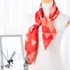 Estilo K Lenço Quadrado 90 Elegante Seda de Imitação Sarja Feminina Decorativo Lenço de Seda Feminino Toque de Seda DIY Lenço Fino de Seda