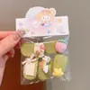 Horquilla para el pelo para niña, pequeña y bonita, con flores de verano, accesorios para el pelo para niña
