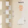 Estante de almacenamiento triangular para esquina de pared, estante de almacenamiento para colgar en la pared, estante de almacenamiento multicapa para cocina, estante de almacenamiento de pared para esquina de pared