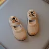 Zapatos Birkenstock Princess para Niñas Primavera/Verano 2025 Nuevos Zapatos Infantiles Retro de Cuero para Niños Pequeños Zapatos de Suela Suave para Bebé