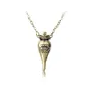 Joyería Creativa Transfronteriza Europea y Americana Serie de Collar de Reloj de Arena y Aretes de Venta Caliente Transfronteriza Cadena para Suéter