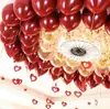Balões de casamento balões de látex vermelho rubi balões para arranjo de casamento balões de decoração de casamento espessados de camada dupla quarto de casamento