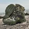Botas Tácticas de Gran Tamaño Transfronterizas para Hombre, Botas de Senderismo para Exteriores de Caña Alta, Botas de Caza Camufladas, Botas del Desierto Amazon, Botas de Combate para Hombre