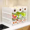 Estante de almacenamiento para film de cocina ondulado, estante multicapa apilable sin taladro para el interior del gabinete, escurridor de rejilla para cucharas y tenedores