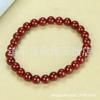 Pulsera de arena dorada púrpura de 6 mm de cinabrio al por mayor bolsa de la suerte loto ruyi cuentas de Buda este año pulsera para mujer regalo en vivo