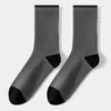 Calcetines de Ciclismo para Mujer de Alta Elasticidad, Transpirables y Amortiguadores, Calcetines Deportivos de Fitness Profesionales con Rizo, Calcetines de Media Caña Reflectantes para Ciclismo Nocturno para Hombre
