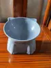 Tigela para pet, tigela para gato, com pernas altas, boca inclinada, tigela para gato que protege o pescoço, antiderrapante, tigela para gato anti-derramamento, tigela para ração de cachorro, suprimentos para pets atacado