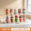 Caixa de Armazenamento BNBSClear Figura Desktop Montada na Parede Uso Duplo Tendência Brinquedo Caixa Surpresa Vitrine Ornamento Caixa à Prova de Poeira