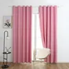 Nuevas Cortinas de Estilo Transfronterizo Sencillas de Cinco Colores con Sello de Estrella Plateada, Acabado Bloqueador de Luz de un Solo Lado, para Dormitorio y Sala de Estar, Dropshipping de Temu