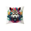Fundas de Almohada Digitales de Alta Definición de la Serie de Cabezas de Animales Populares Transfronterizas en Varias Especificaciones, Fundas de Almohada Simples al por Mayor