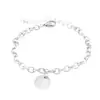 Múltiples Diseños Pulsera de Cadena Redonda con Perlas Ajustable Acero Inoxidable Moda Casual Pulsera de Pareja Minimalista Mayoreo